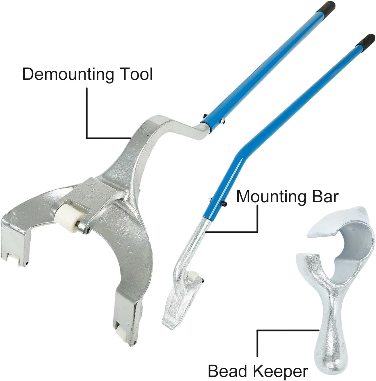 BLACKHORSE-RACING 22.5" to 24.5" Tire Changer Mount Demount Removal Tool Tubeless Truck Extra Bead Keeper Blue