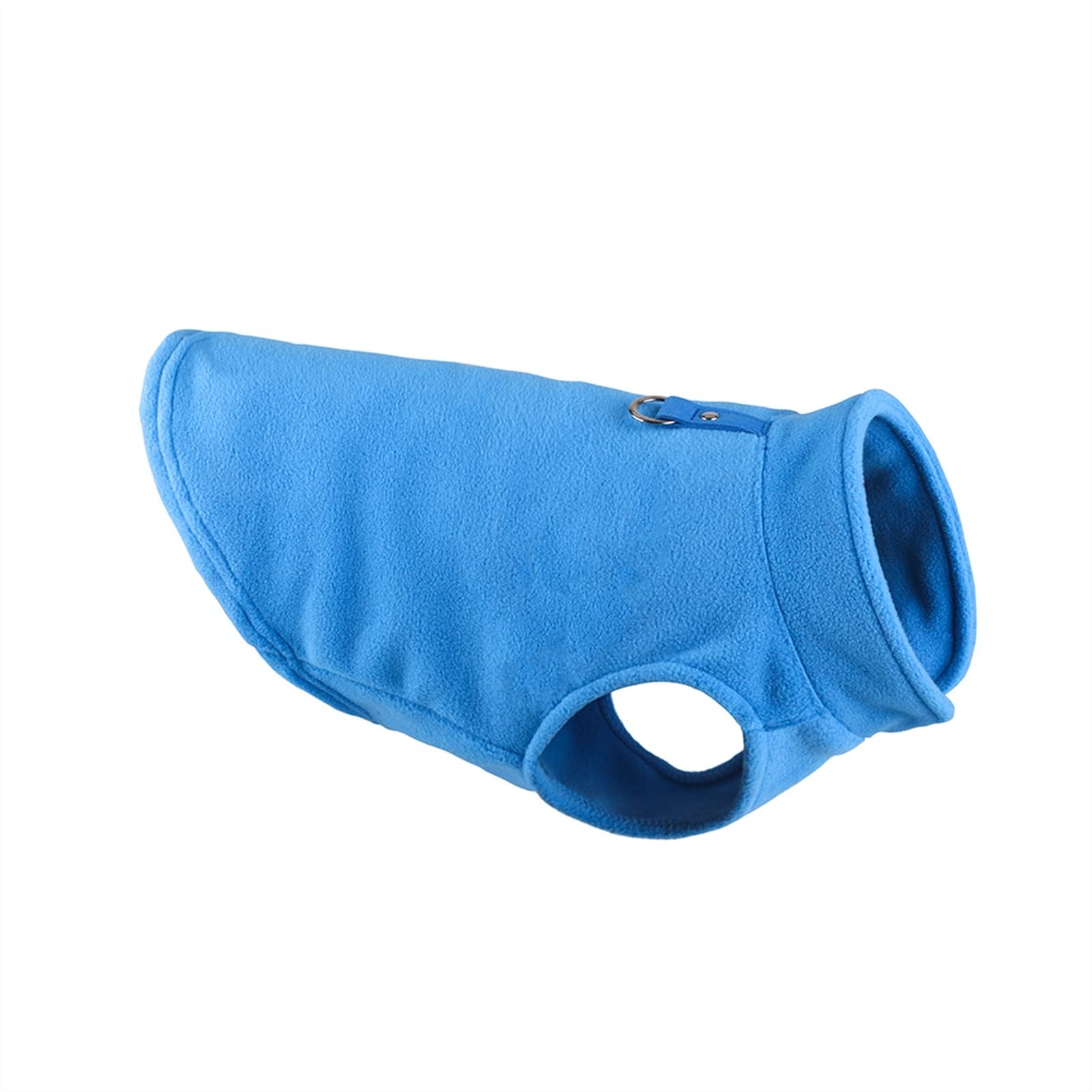 Manteau polaire pour chien bleu roi isolant et chaud taille XL