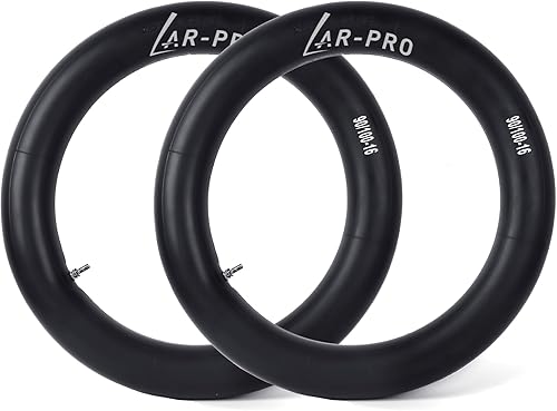 Miniatura 15 de AR-PRO - Paquete de 2 tubos interiores para motocross de 3.00/3.50-12 pulgadas con vástago de válvula TR4, tubos interiores de repuesto