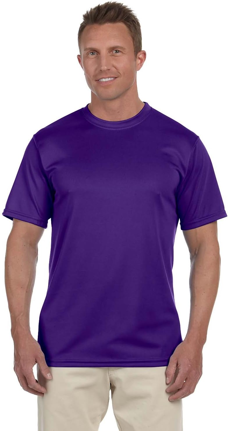 Augusta Sportswear Men's Wicking Tee Shirt Small Purple