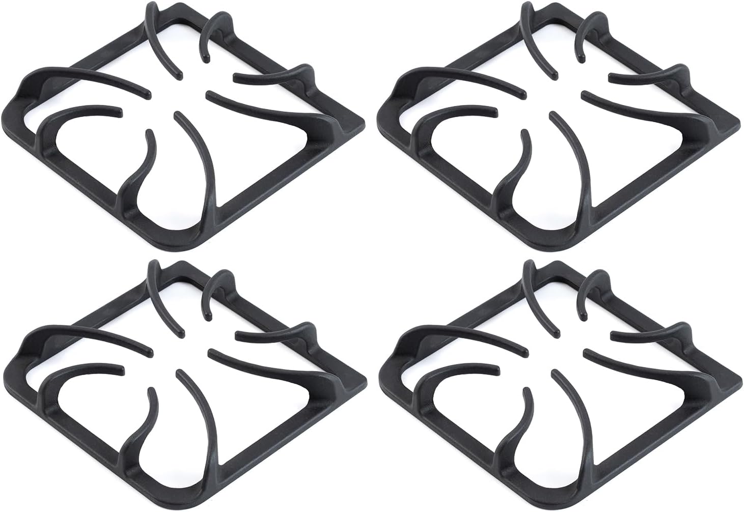 316202405 Burner Grates Stove Replacement Parts for Frigidaire Stove Grates Gas Stove Burner Grates Range Grates Stove Top Grates Kenmore Cast Iron Oven Grates FFGF3047LSF FFGF3047LSG Grates 4 Pcs