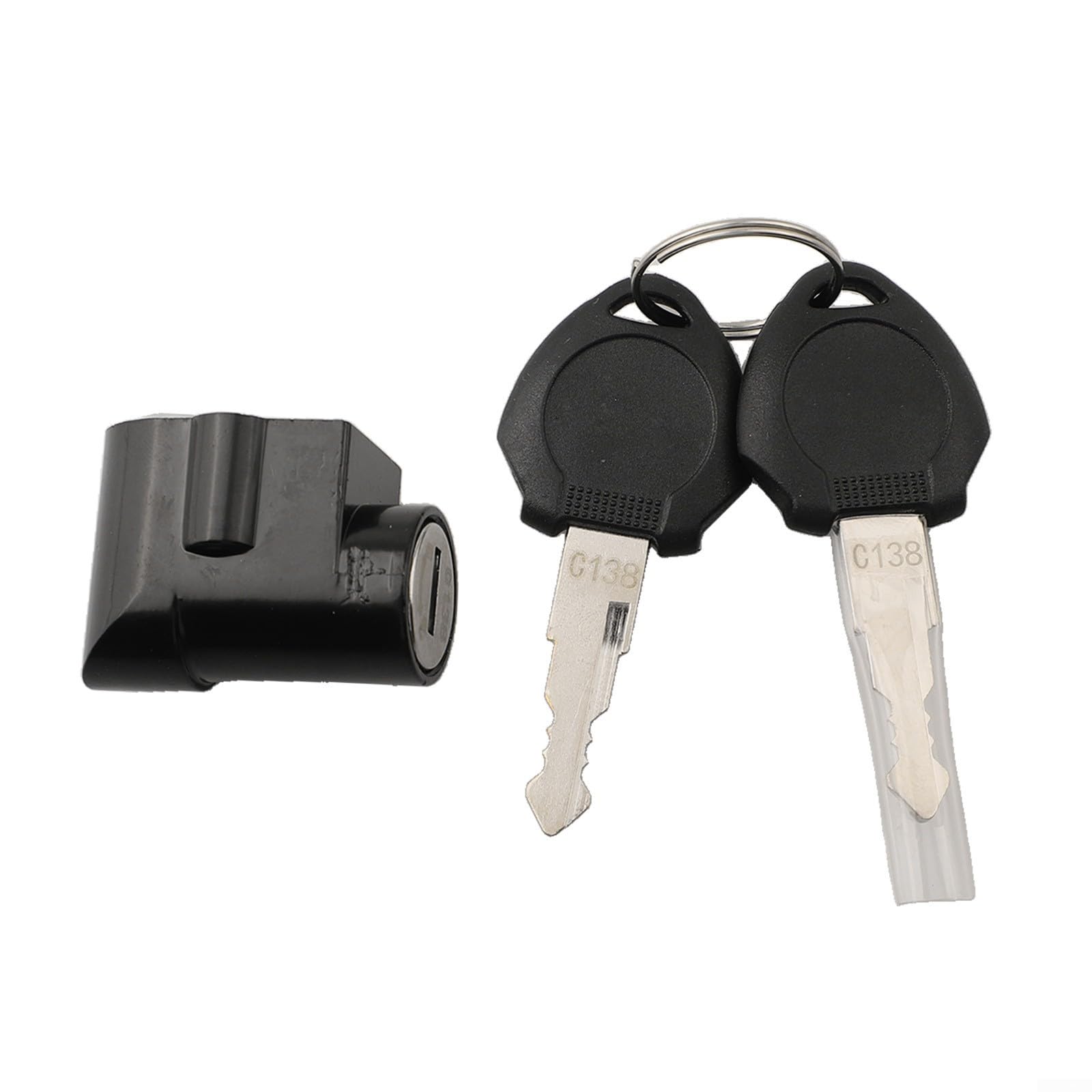 Eawfgtuw Serratura per batteria elettrica per bicicletta, con chiave di accensione/spegnimento da 19 mm, corpo in lega di alluminio, per accessori per bici elettriche, resistente alle intemperie
