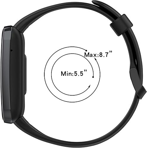 Miniatura 3 de E ECSEM Paquete de 3 correas compatibles con Xiaomi Mi Band 7 Pro pulseras deportivas de silicona para mujeres y hombres