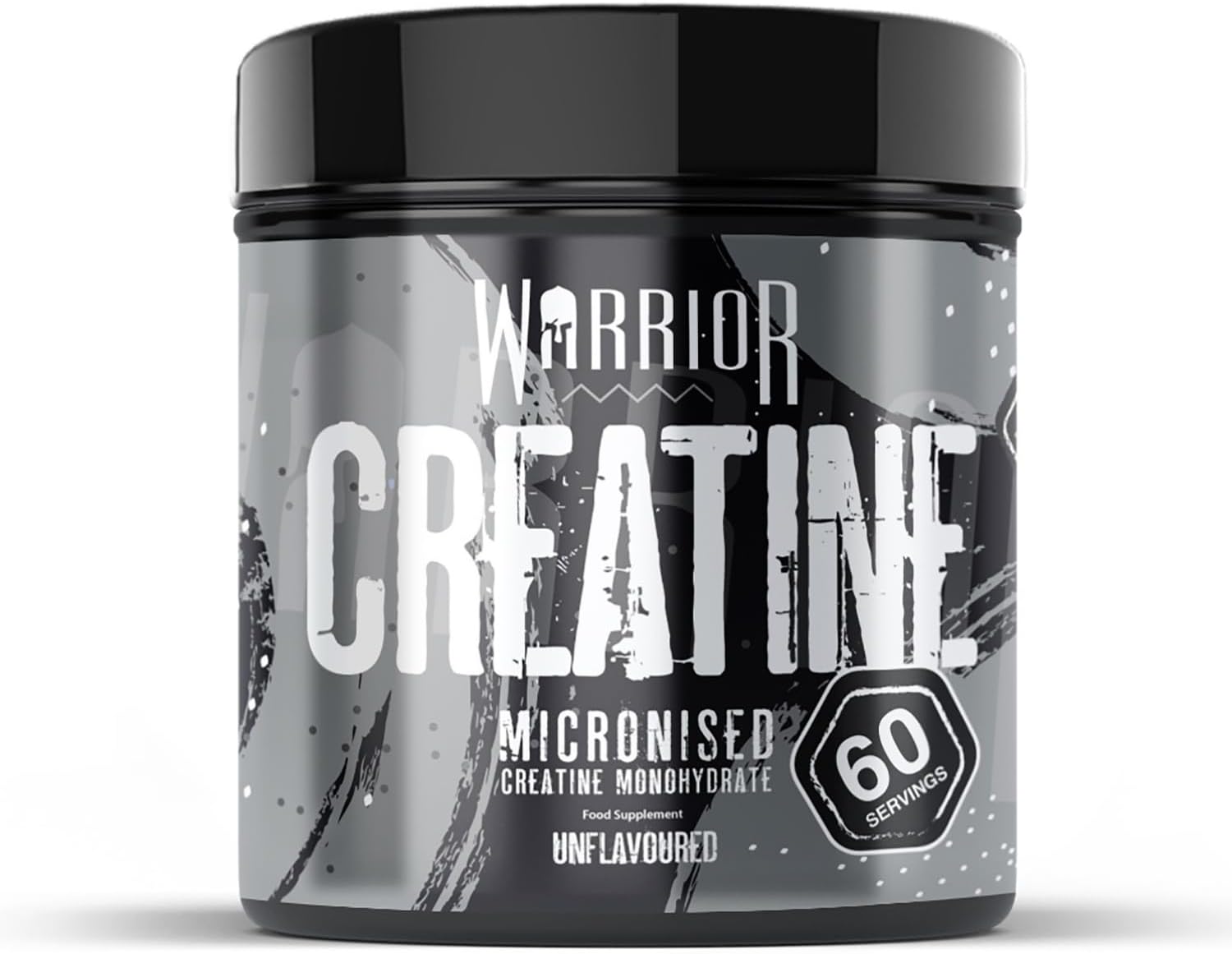 WarriorCreatine Monohydrate Powder – 300g – Micronised for Easy Mixing and Consumption – 100% Pure Creatine – Proven to Improve Physical Performance & Recovery, 60 x 5g Servings, Unflavoured