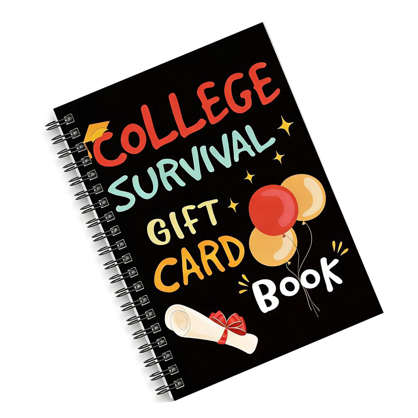 Piceioep 13x18cm Twin Coil Binding Graduation Card Holder Organiser for Multiple Greeting Cards Memory Card Owner