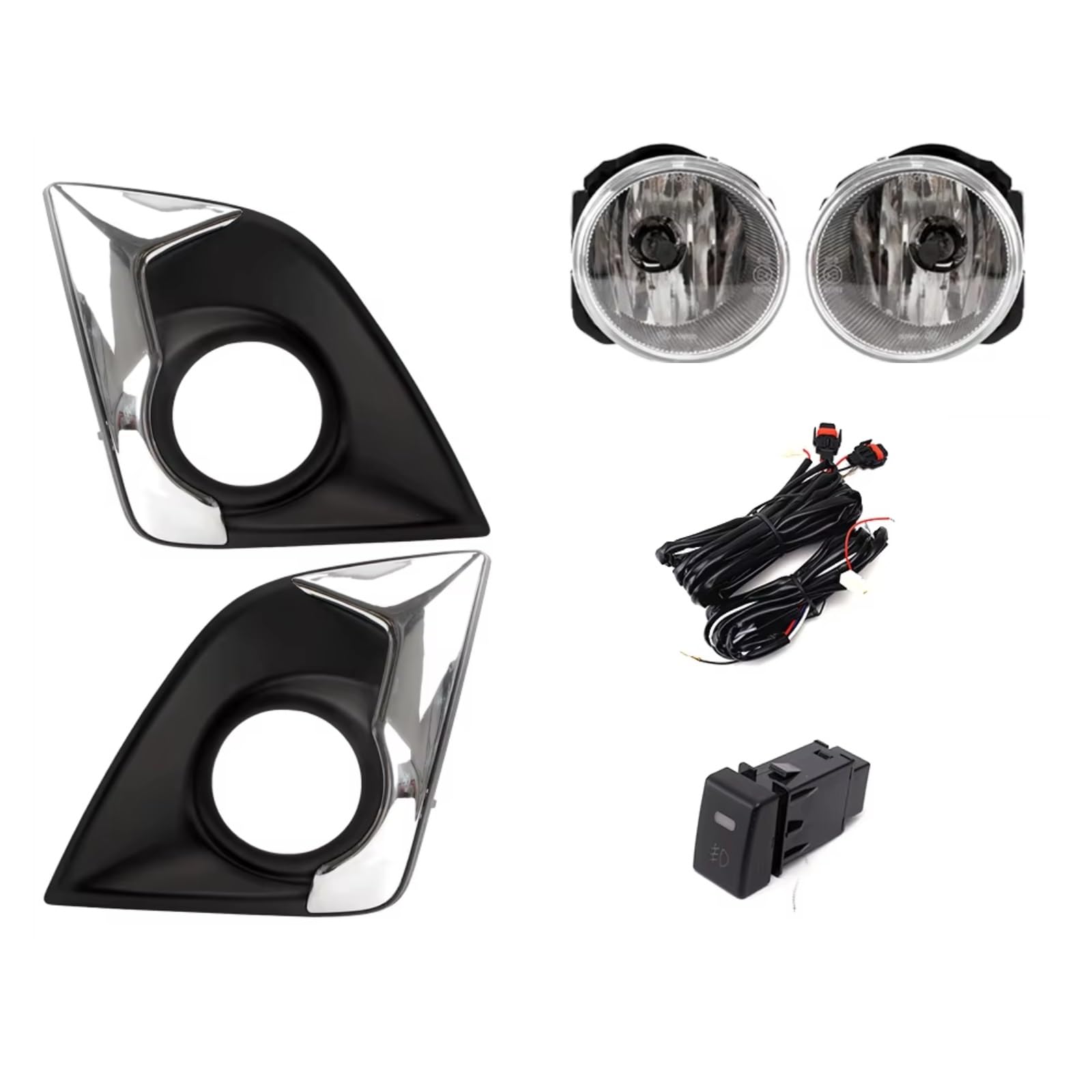 para Isuzu D-MAX 2019 2020 2021 Interruptor de Luces antiniebla del Parachoques Delantero Cableado de Luces de circulación Diurna Conjunto de Luces antiniebla