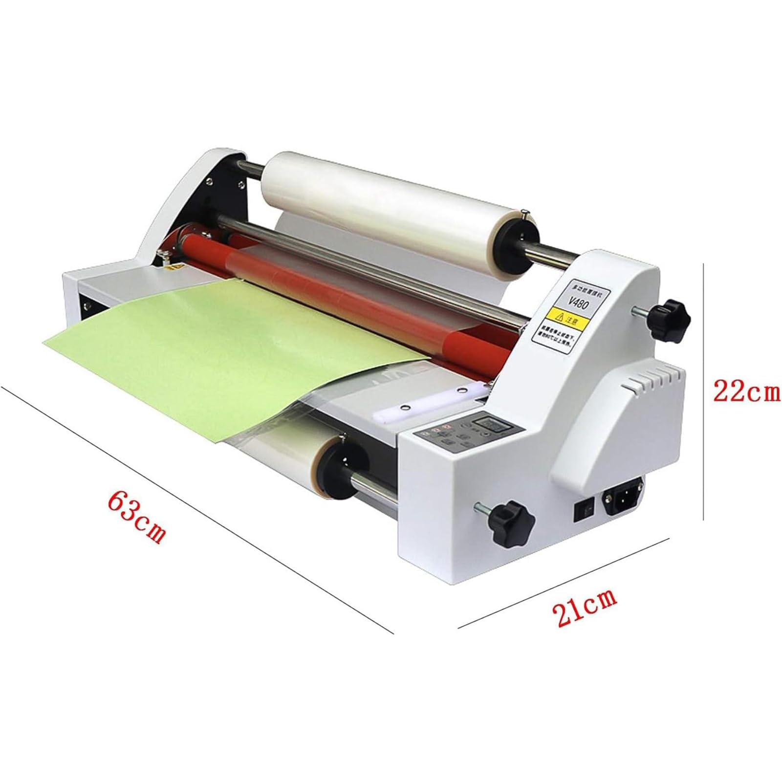 McbeAn Macchina per Il Montaggio a Caldo di Foto, Plastificatrice a Caldo E Freddo da 450 Mm, velocità di Laminazione: 1,1 M/min, Controllo Preciso della Temperatura, Riscaldamento Rapido E Assenza