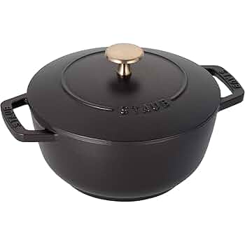 ストウブ Staub Wa-NABE M ブラック 18cm Amazon.co.jp: ストウブ(Staub) 「 ワナベ ブラック M 18cm