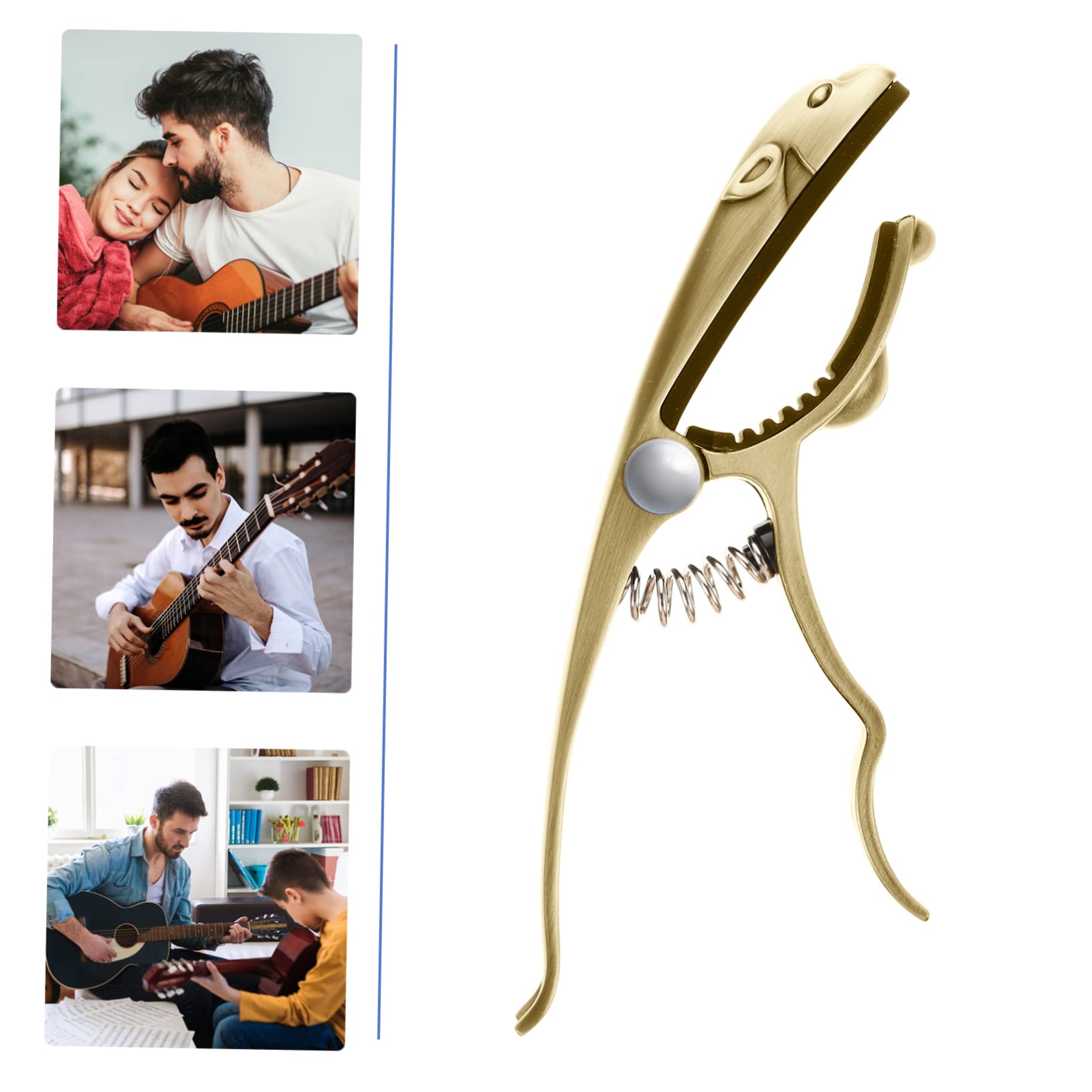 TOYANDONA 3piezas Capo De Guitarra De Accesorio Musical Para Guitarras Acústicas y Eléctricas Protección Para Evitar Rayones