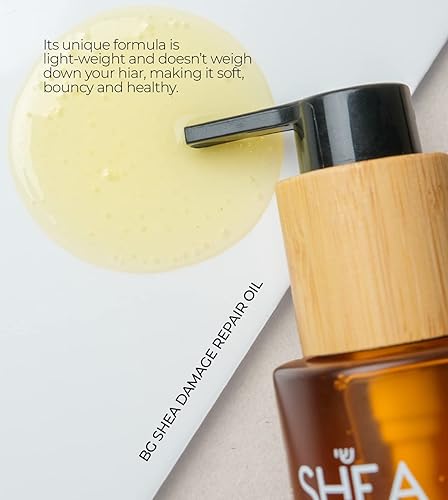 Miniatura 3 de BEAUTY GARAGE Aceite para el cabello con tratamiento de retención de manteca de karité africana pura 1.7 fl oz..