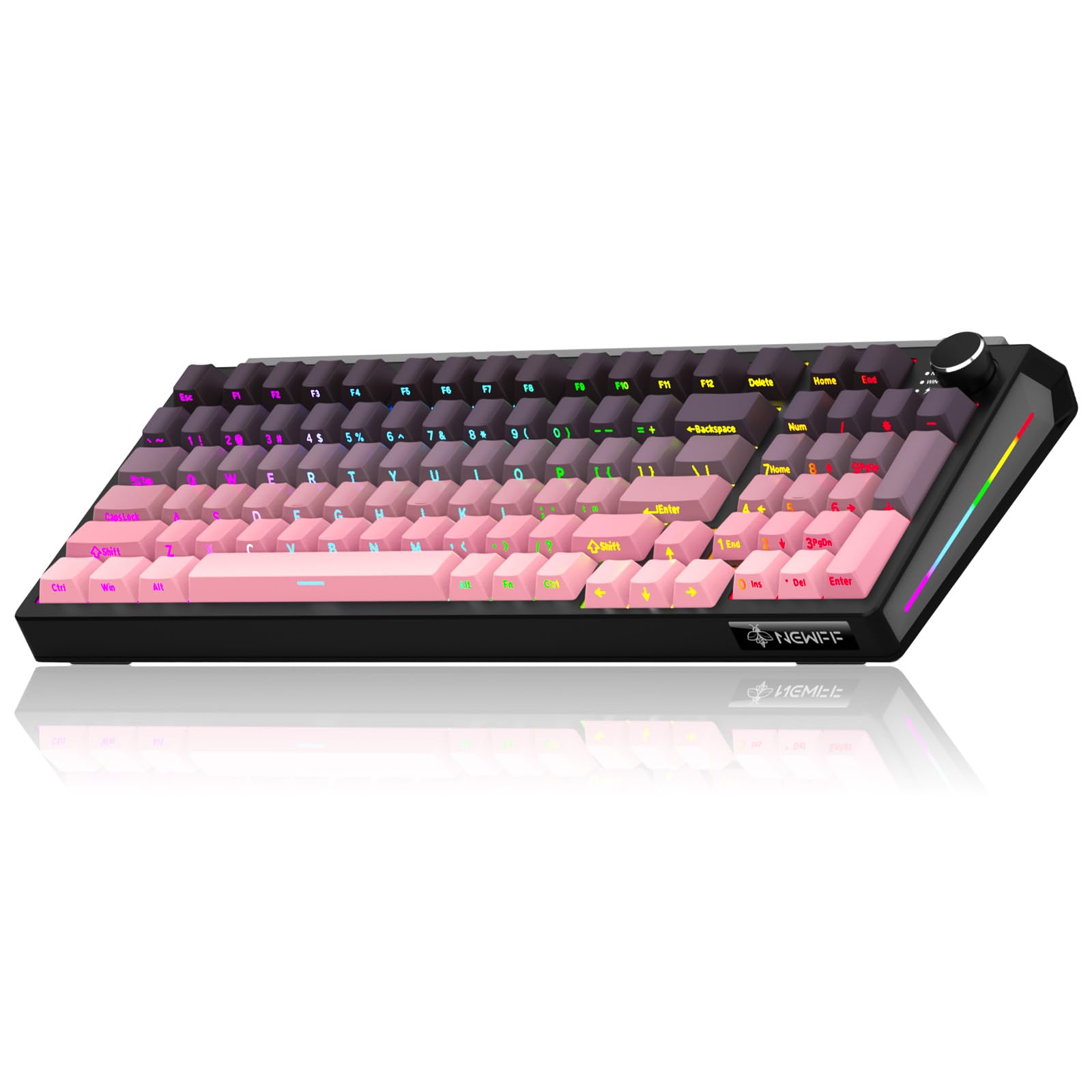 Amazon | JK980 ゲーミングキーボード 97キー配列 テンキー付き トライ