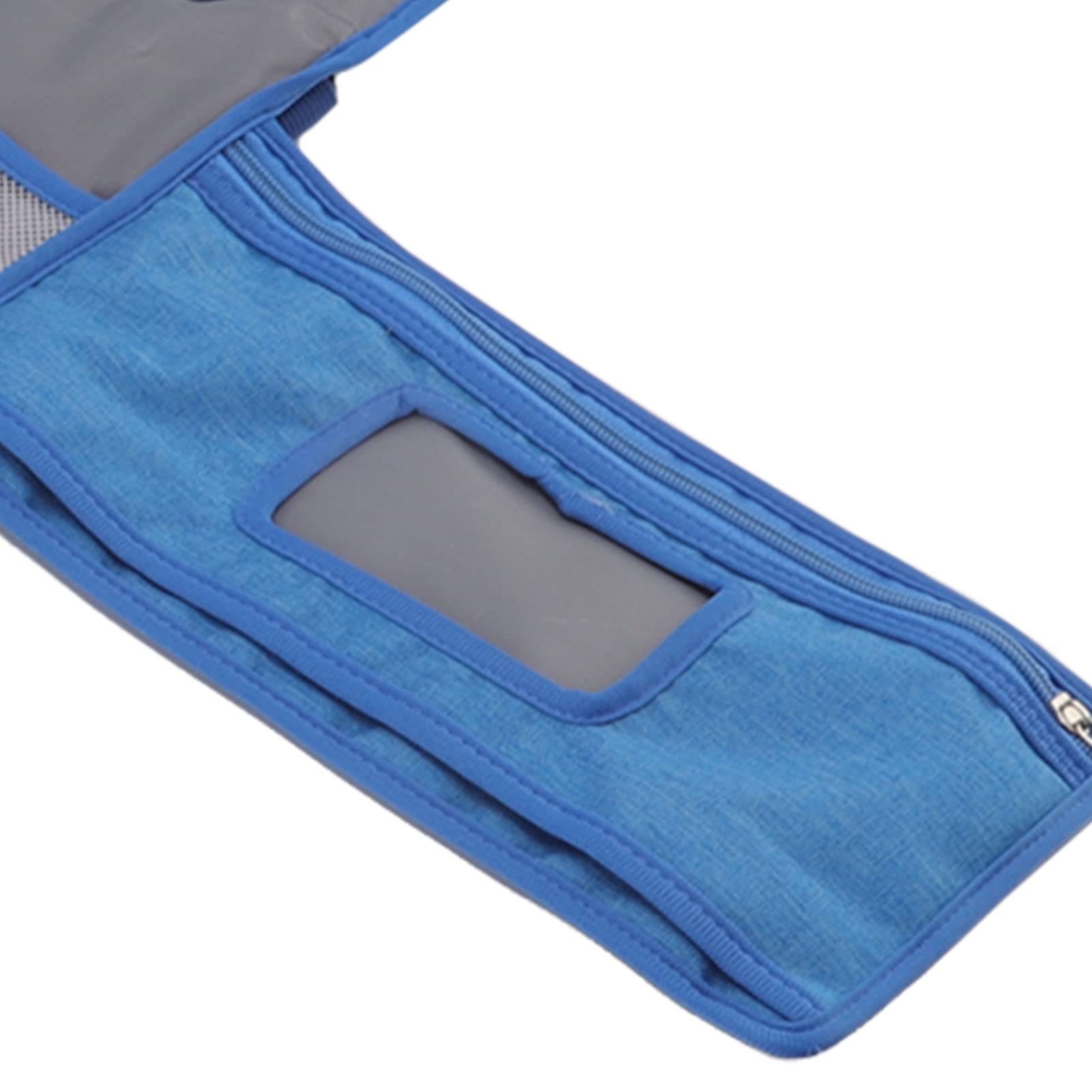 Cambiador de bebé Cambiador de pañales portátil Cambiador de Viaje Plegable con Correa de asa Desmontable para Salidas Cochecito Uso en automóvil Material no Tejido 236 g (Blue)