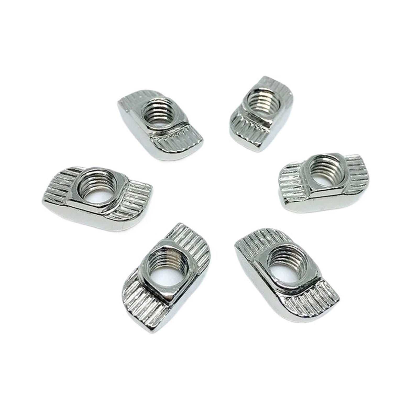Zestaw 50 szt. 4040 M3 M4 M5 M6 M8 profil aluminiowy T-rowek łeb młotka nakrętka ślizgowa ze stali węglowej nakrętka T-rowek element mocujący EU (M3)