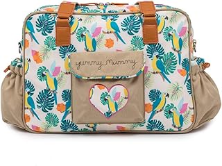 pink lining rucksack changing bag