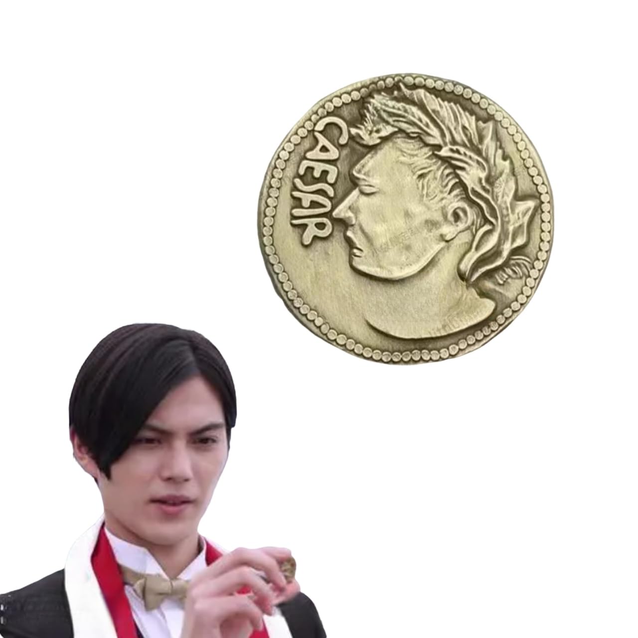 Amazon.co.jp: 仮面ライダーギーツ コイン デザ神 浮世英寿