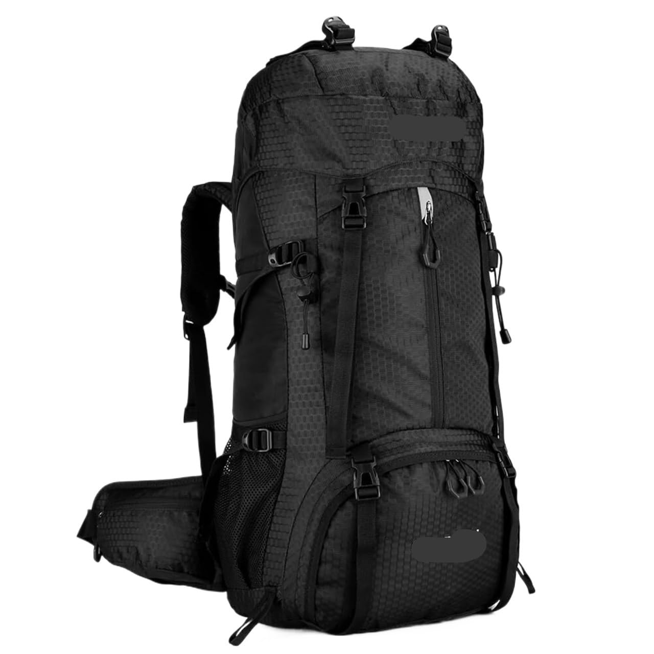 Plecak Turystyczny Plecak Trekkingowy 60L Plecak Turystyczny Plecak Turystyczny Dla Mężczyzn Wspinaczka Na Świeżym Powietrzu Torba Alpinistyczna(Black)