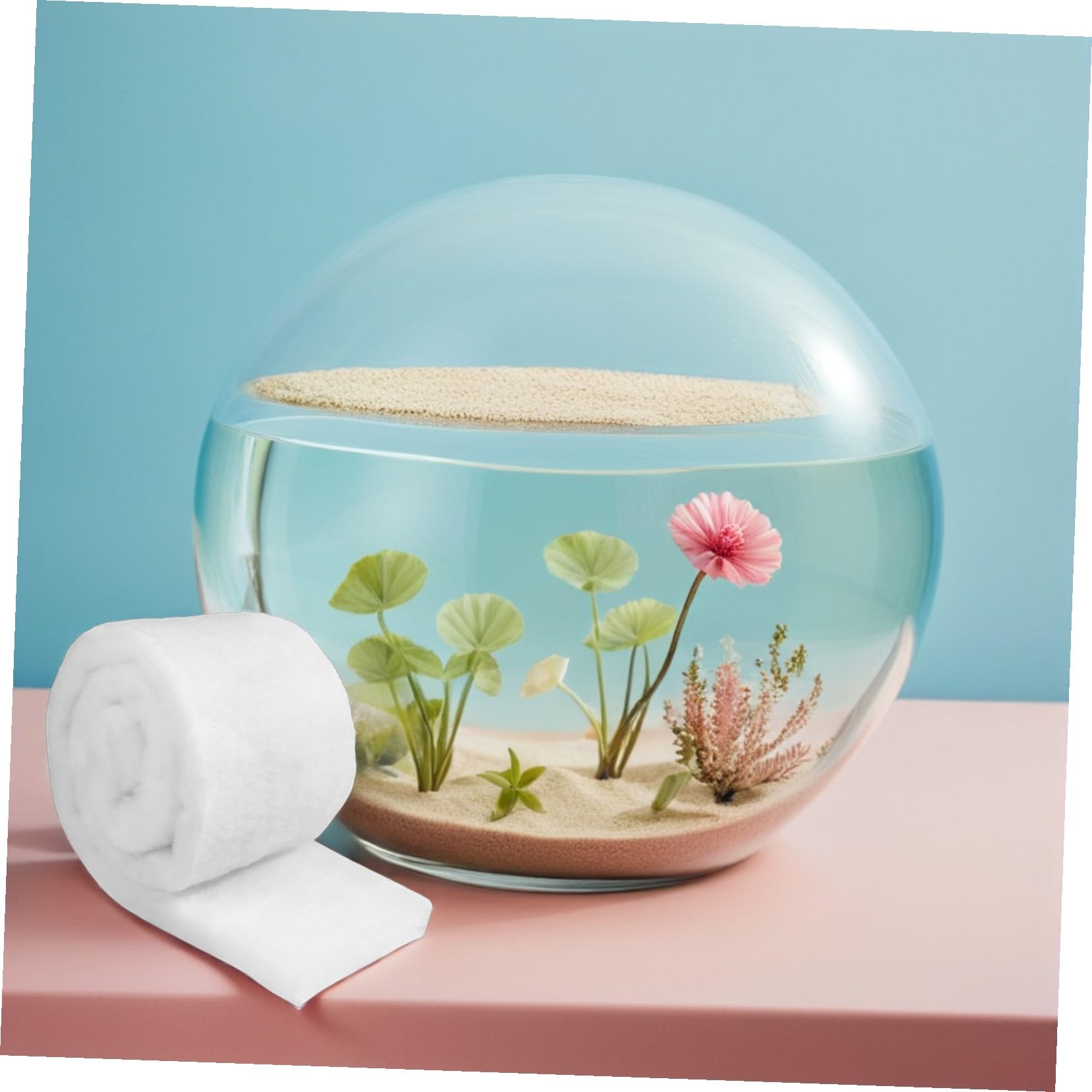 iplusmile 10 Piezas Esponjas Filtro Acuario Alta Densidad Reutilizable para Peceras y Estanques Material Filtrante Biológico Compatible Tipos de Acuarios