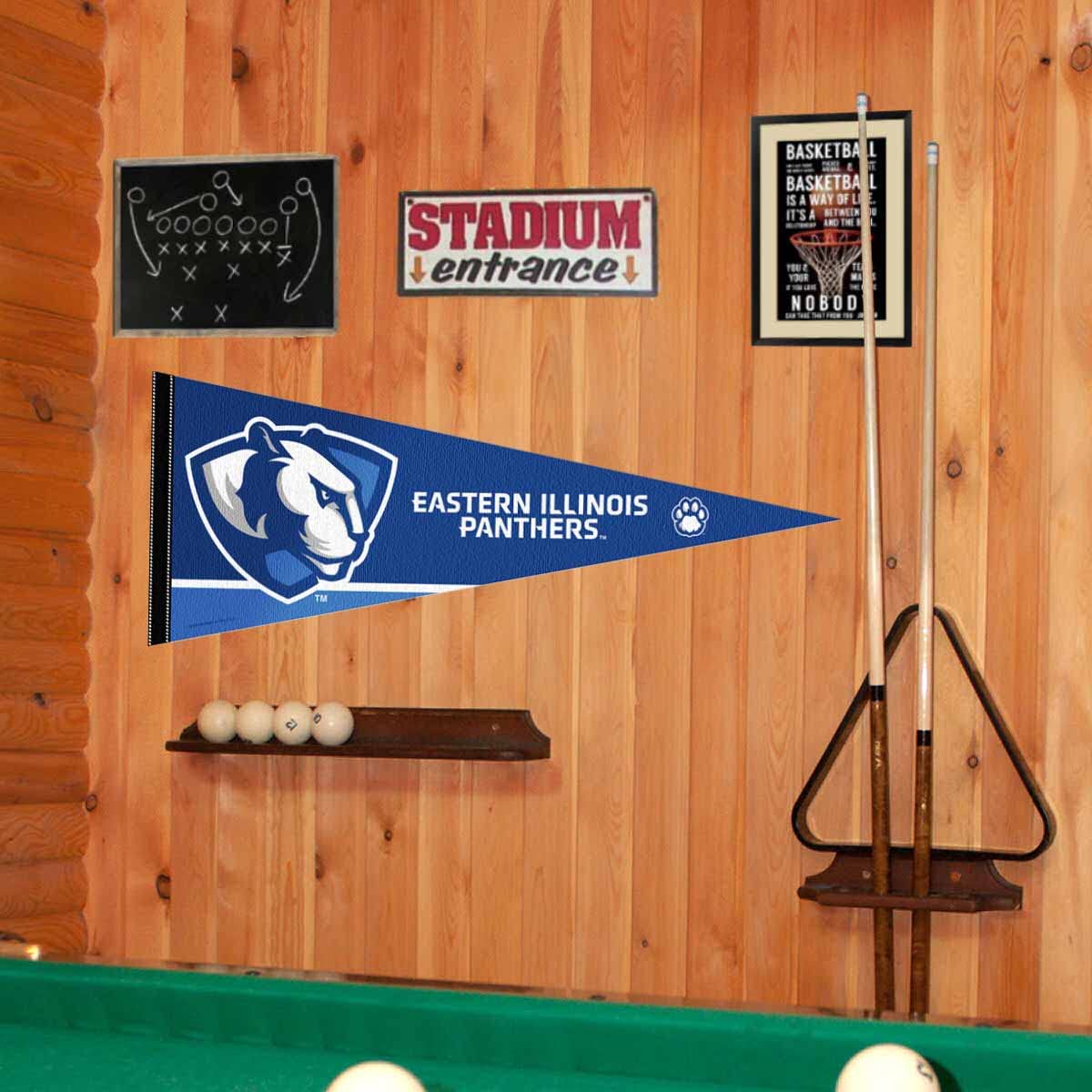 College Flags & Banners Co. Eastern Illinois Panthers Pennant Full Size Felt