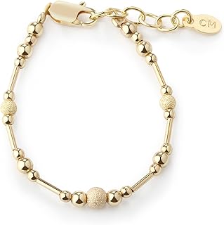 Cherished Moments Children's 14K Gold-plated and 925 Sterling Silver Bracelet with Cultured Pearls, Liquid