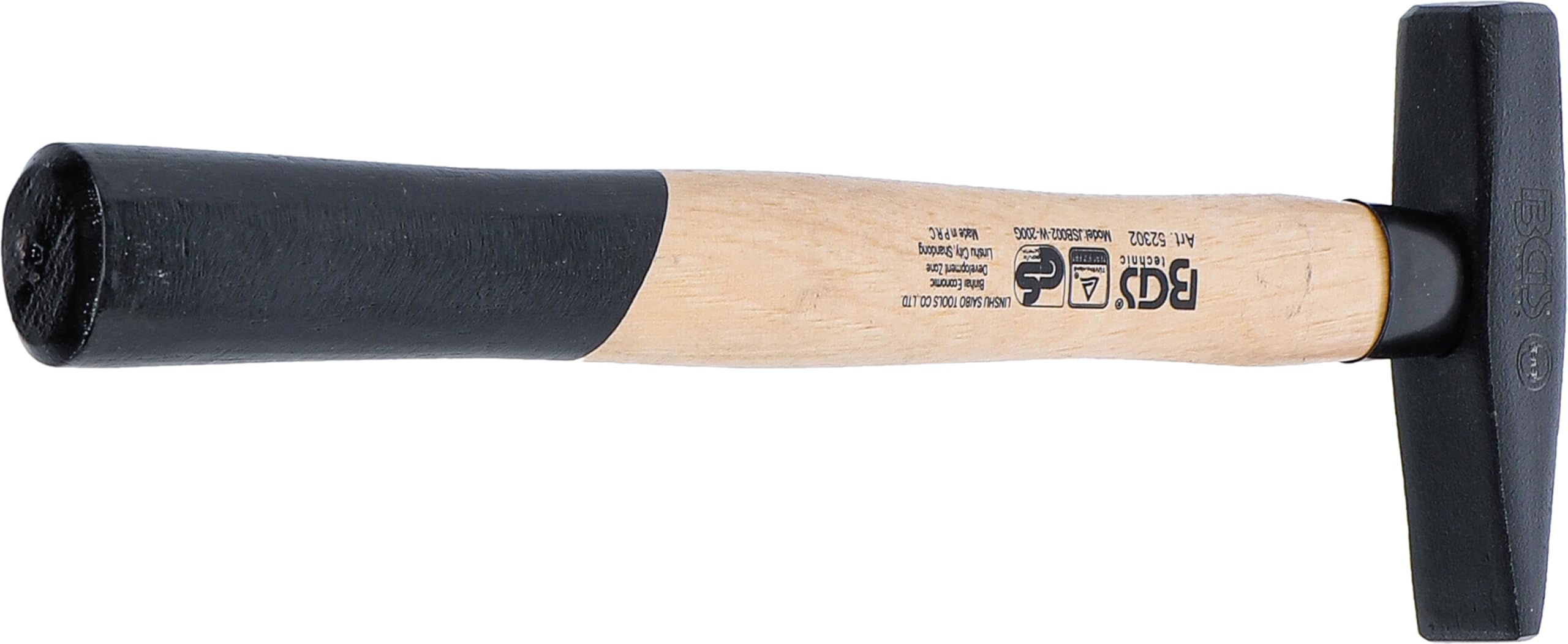 BGS 52302 | Młotek ślusarski | trzonek z drewna hikorowego | DIN 1041 | 200 g