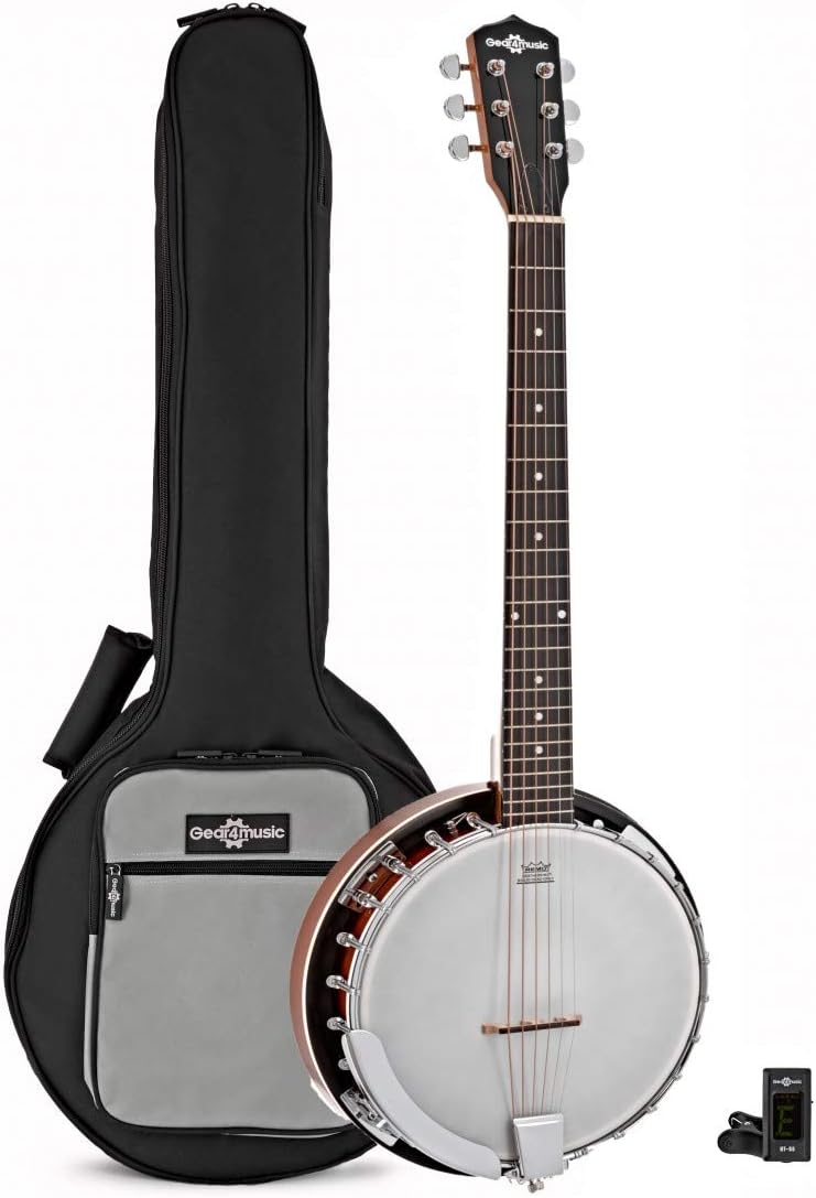 6 String Guitar Banjo Pack by Gear4music