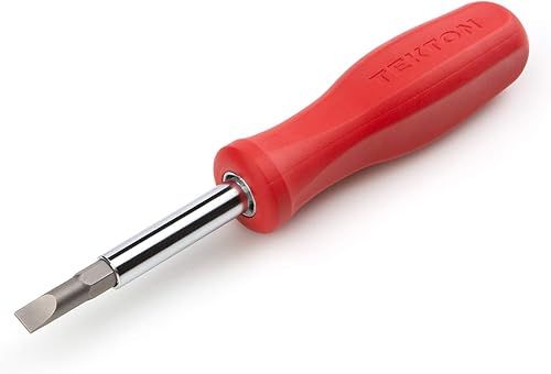 TEKTON Controlador ranurado 6 en 1 (316 pulg. x 14 in., 18 pulg. x 516 in., Rojo)  DMS18017