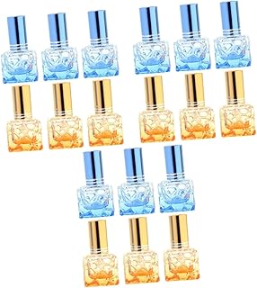 Beavorty 18 Peças Frasco De Perfume Frasco De Perfume Fino Para Óleo Essencial Suporte De Óleo Essencial Frasco De Óleo Essencial Acessório De Perfume Fragrância Recipiente Engarrafado