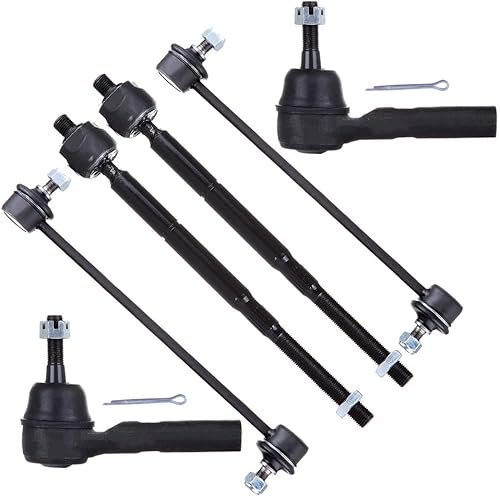 SCITOO Kit de suspensión de 6 piezas para Dodge Caliber 2007-2017 para Jeep Compass para Jeep Patriot EV80645 ES800408 K80258