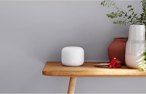 Miniatura 9 de Google Nest WiFi Point - Extensor WiFi y altavoz inteligente, funciona con sistemas Nest WiFi y Google Home WiFi, requiere router, se vende por