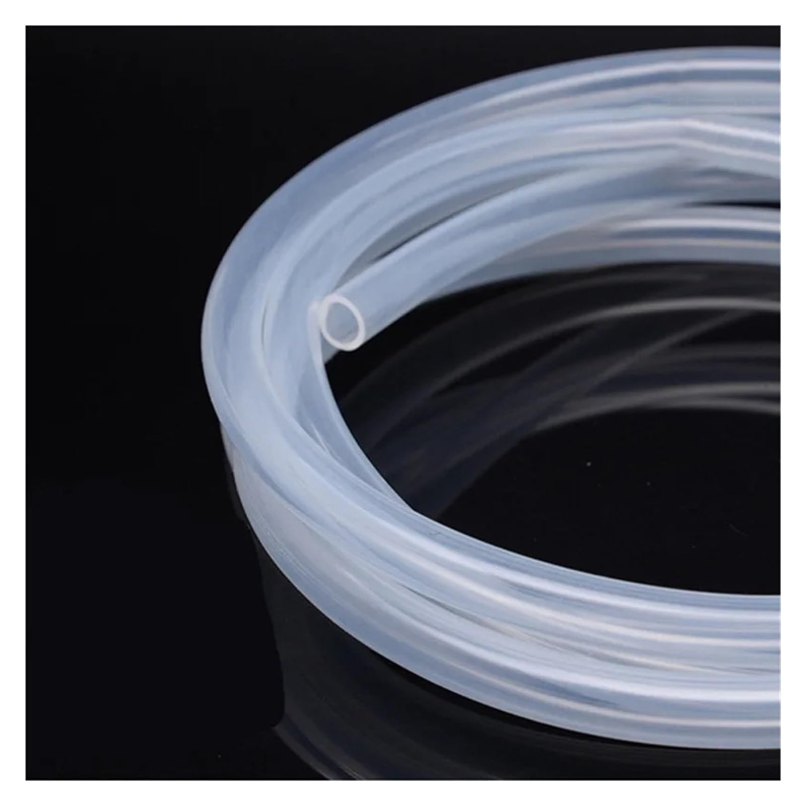Manguera de tubo silicona Manguera de goma de tubo de silicona transparente, 1M, 3 metros, 5M, 4, 5, 6, 8, 10, 12mm de diámetro, tubo Flexible, Gel de sílice(8x12mm,5m)
