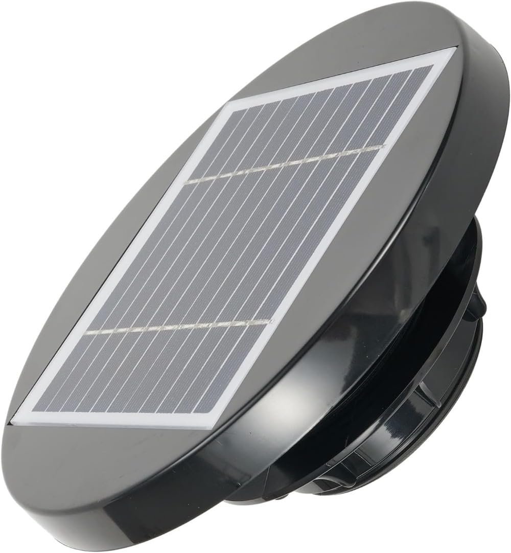 Zasilany energią słoneczną wentylator wyciągowy, wentylator solarny, wentylator do szklarni kampera, toalet, dachów, przyczep kempingowych, montażu na ścianie lub dachu