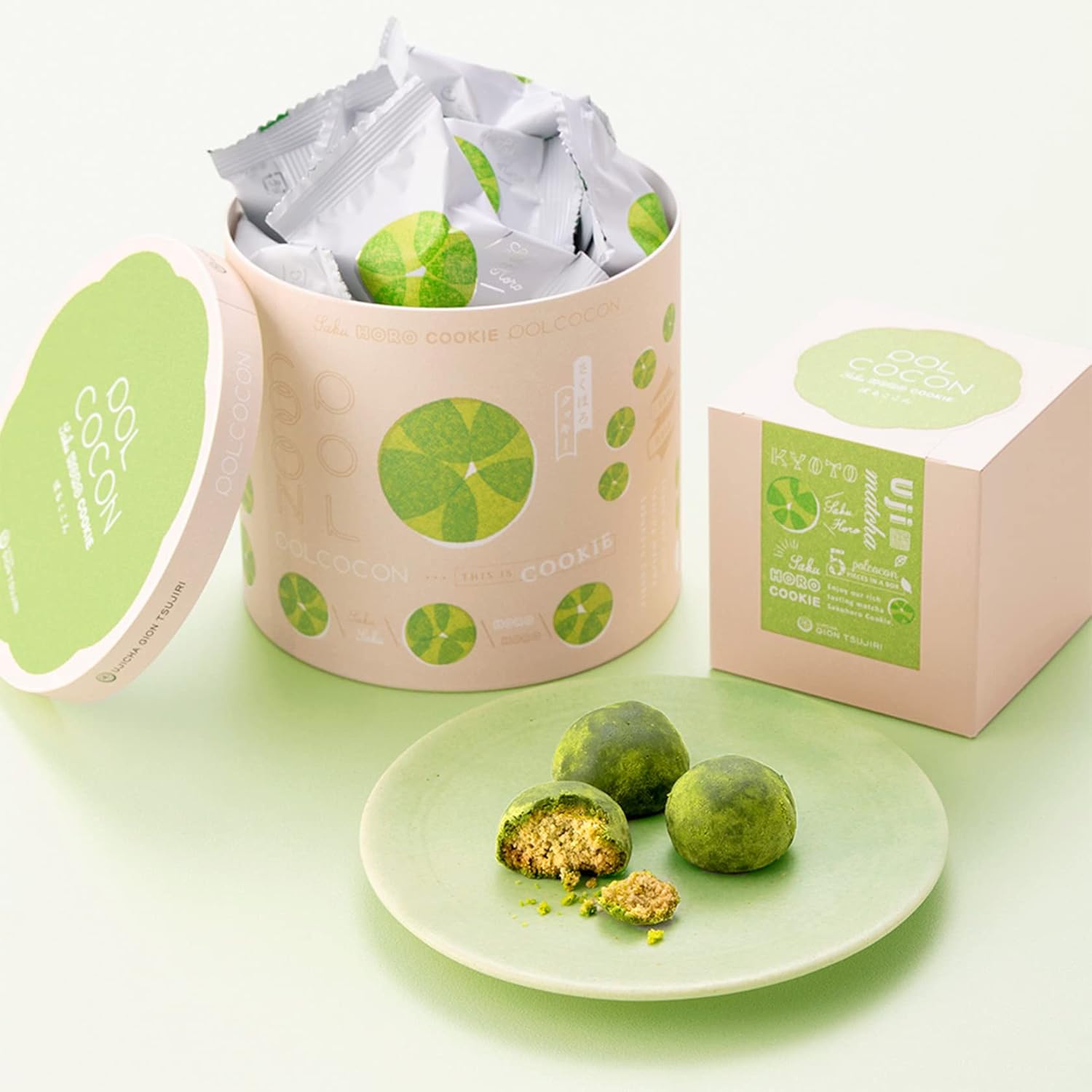 祇園辻利 POLCOCON さくほろクッキー 5個入 京都 抹茶 お菓子 ギフト スイーツ お土産