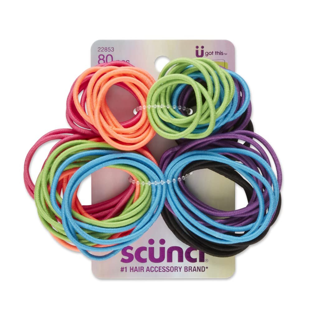 Scunci Girl no Damage Elastics, 1.6 Oz