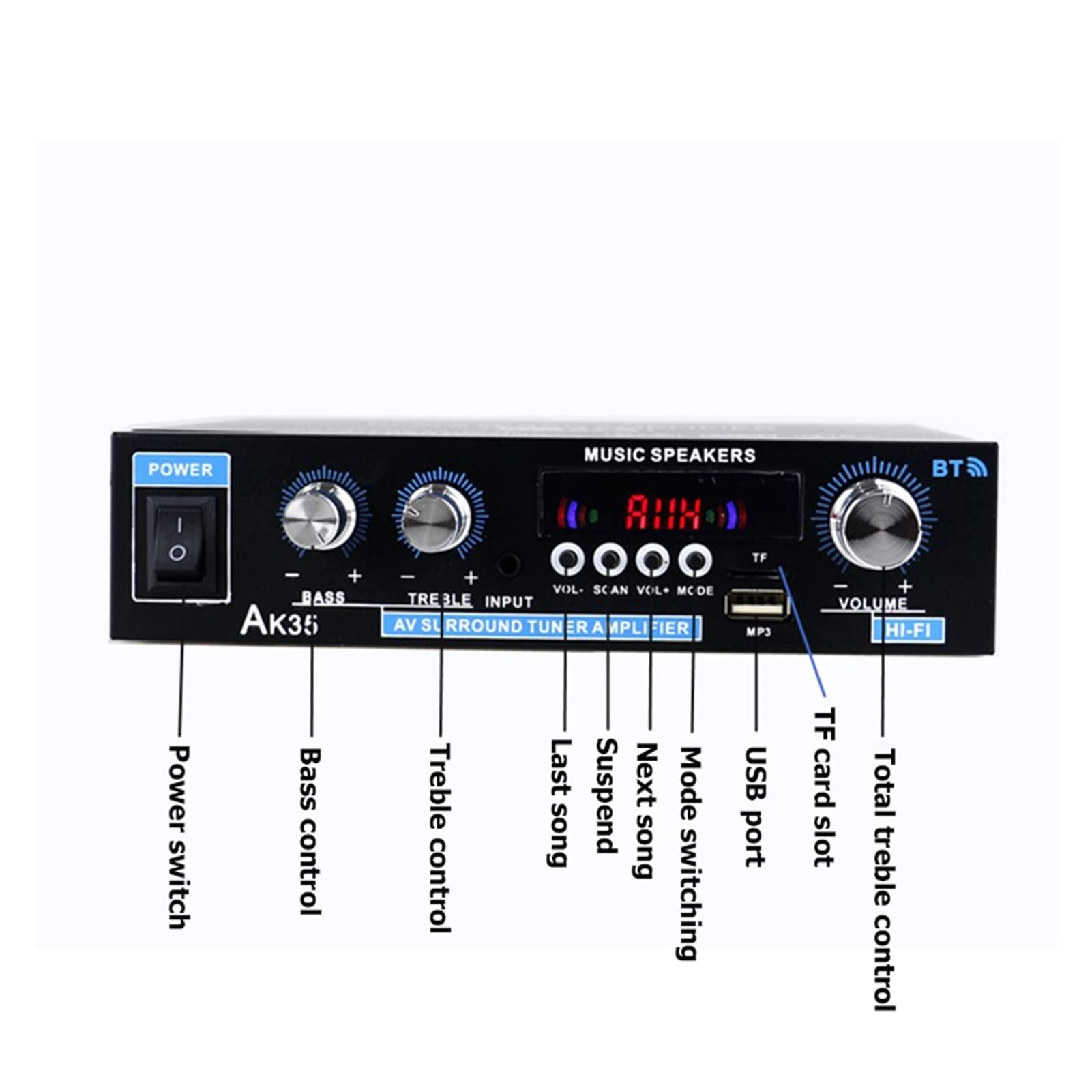 HiFi超高音質❣家庭用アンプとしてはもちろん車載用にも大活躍♪❤パワーアンプ HiFi超高音質❣家庭用アンプとしてはもちろん車載用にも大