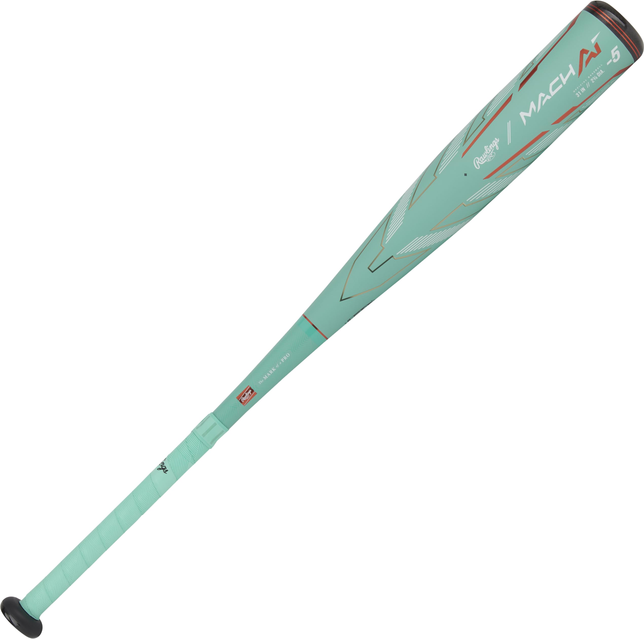 Amazon | Rawlings MACH AI 野球バット USSSA -5 2 3/4インチ バレル