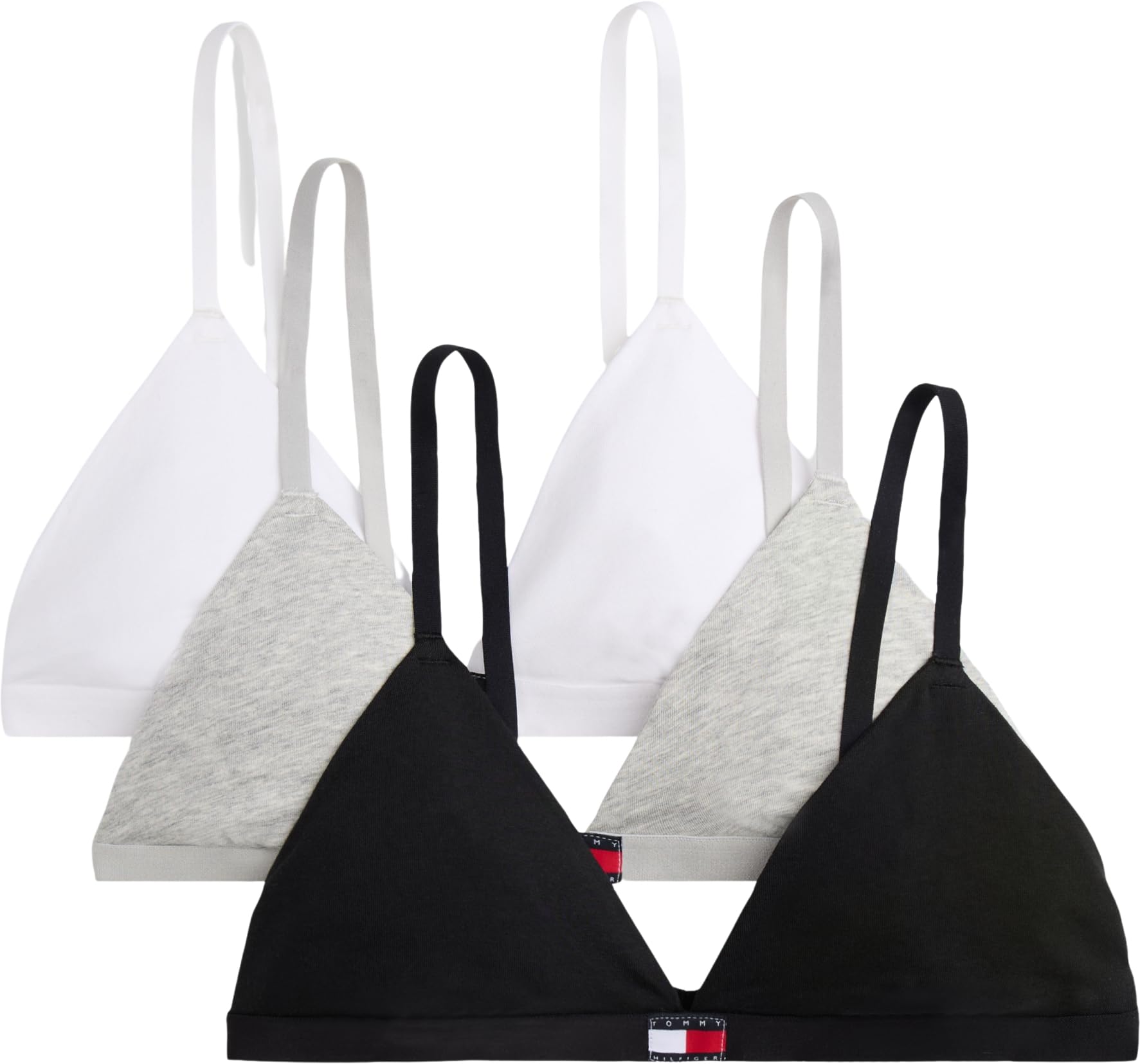 Tommy Hilfiger Women's  Non Wired Triangle Bralette in Size 12, Sports Direct