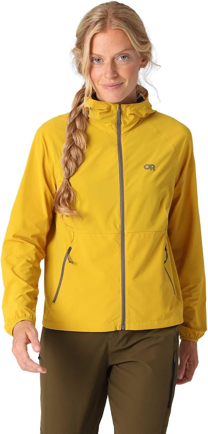 Outdoor Research Women's Astroman Full Zip Sun Hoodie | Lightweight UPF 30+ Shirt for Hiking & Hot Weather, Moisture Wicking