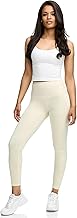 Tazzio Women's Sports Leggings - High Waisted Bodycon EM100