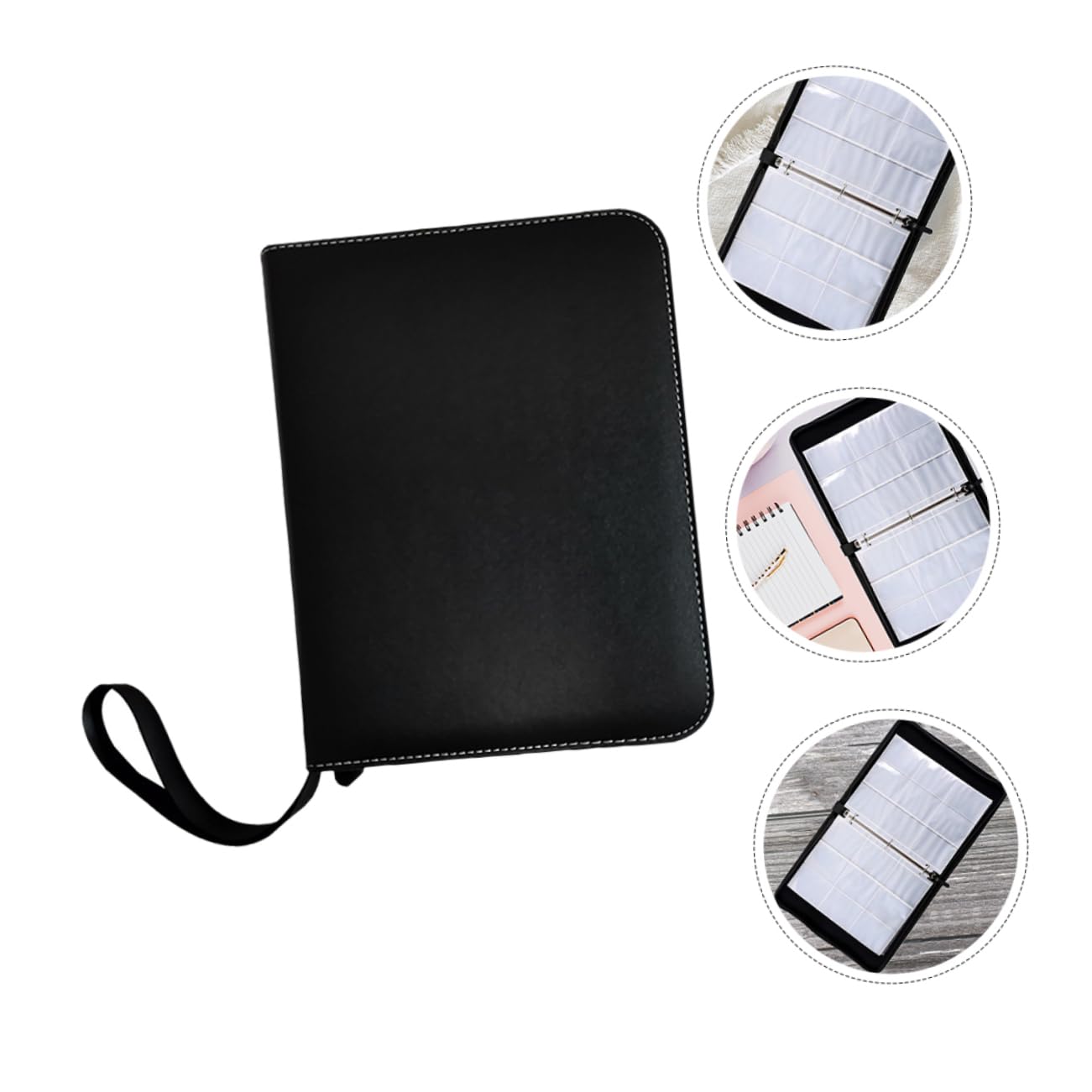 Raccoglitore di Carte da Gioco 40 Fogli in Pp e Pu, Album Portacarte da Calcio Tasche Trasparenti e Ampia Capacità per Collezionisti di Giochi