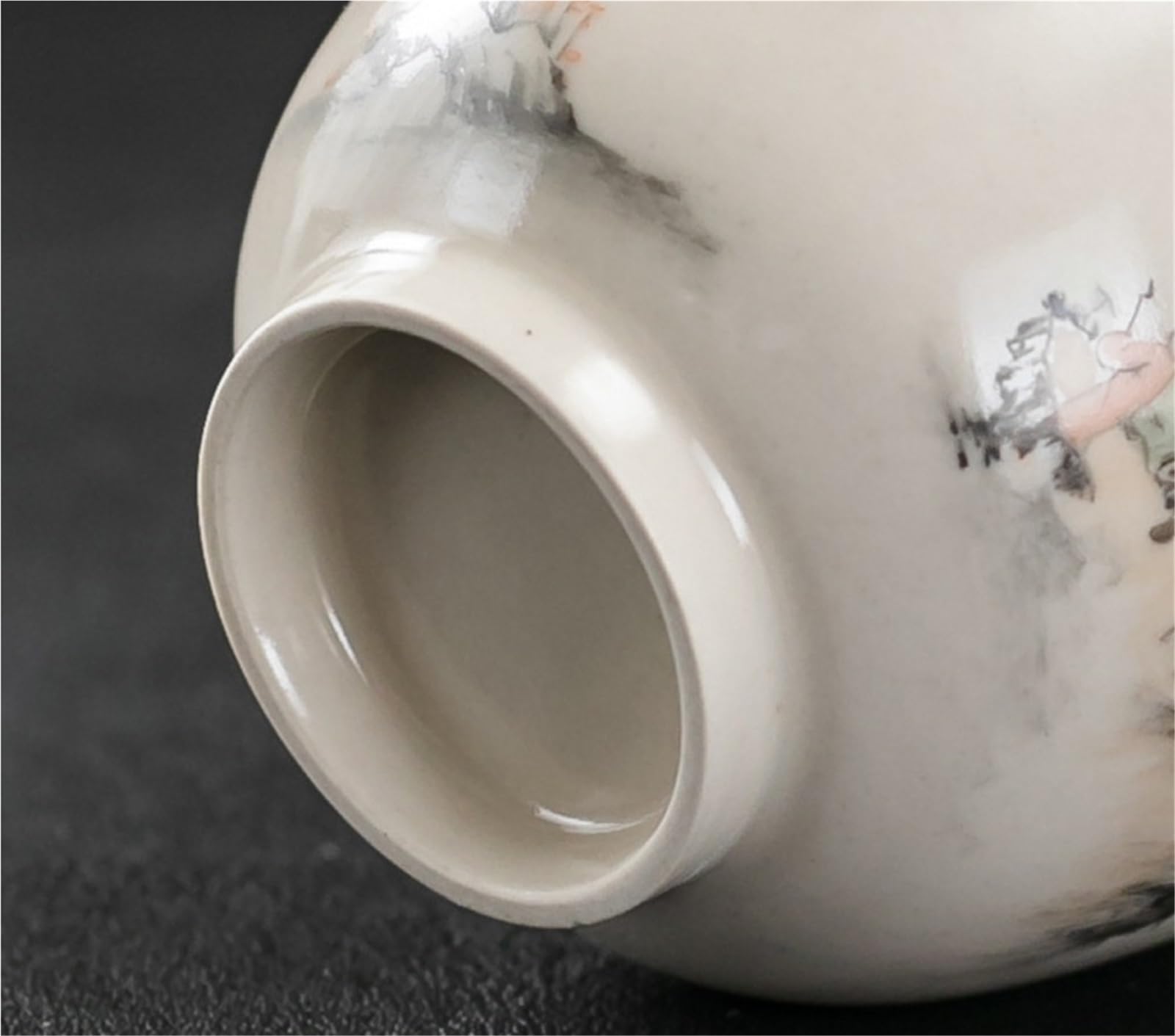 Ręcznie robiona kaligrafia Gaiwan retro trawa drewno popiół krajobraz herbata Tureen gospodarstwo domowe herbata warzenie pokrywa miska ozdoby do herbaty