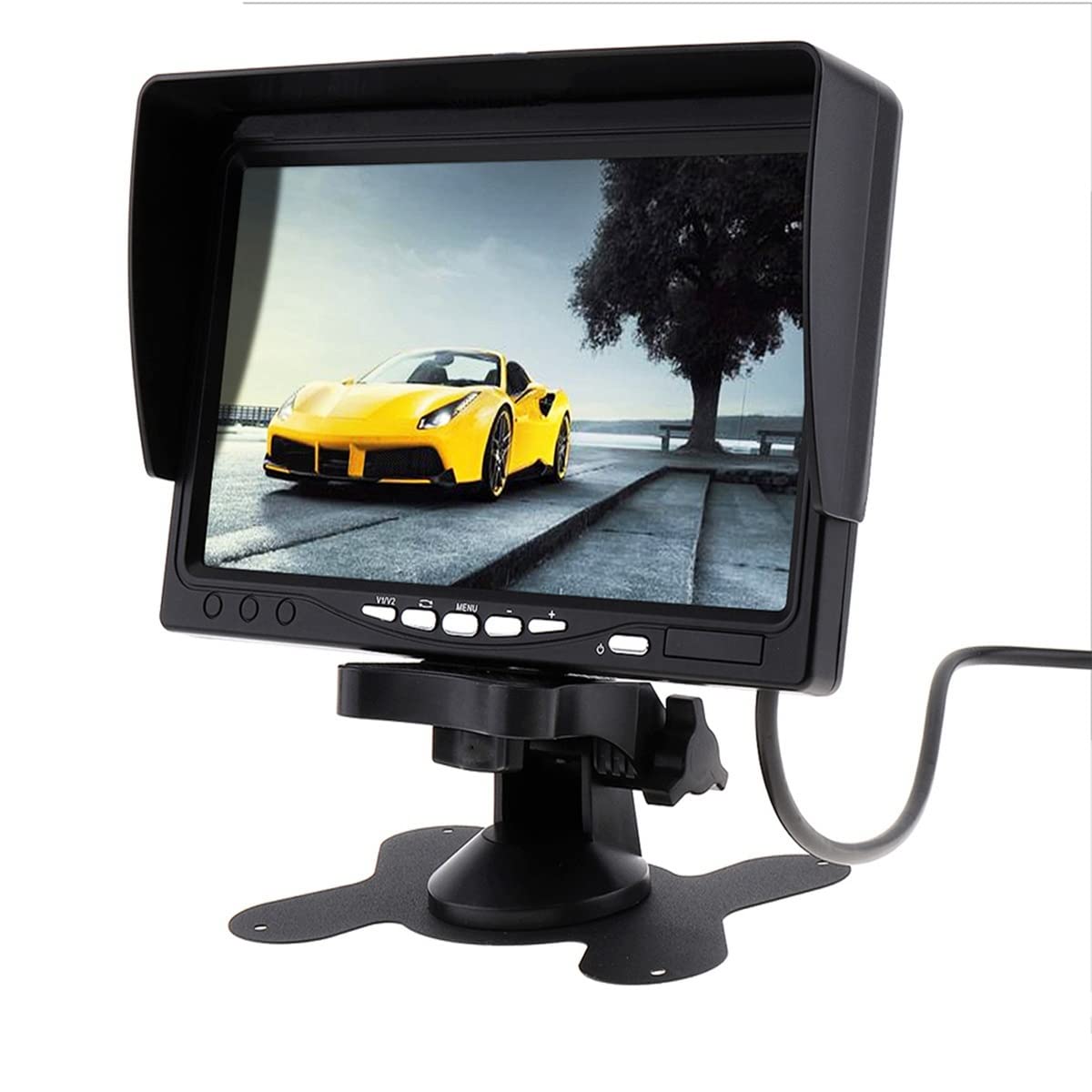 Monitor LCD HD da 12 V-24 V 7 TFT per auto CCTV
