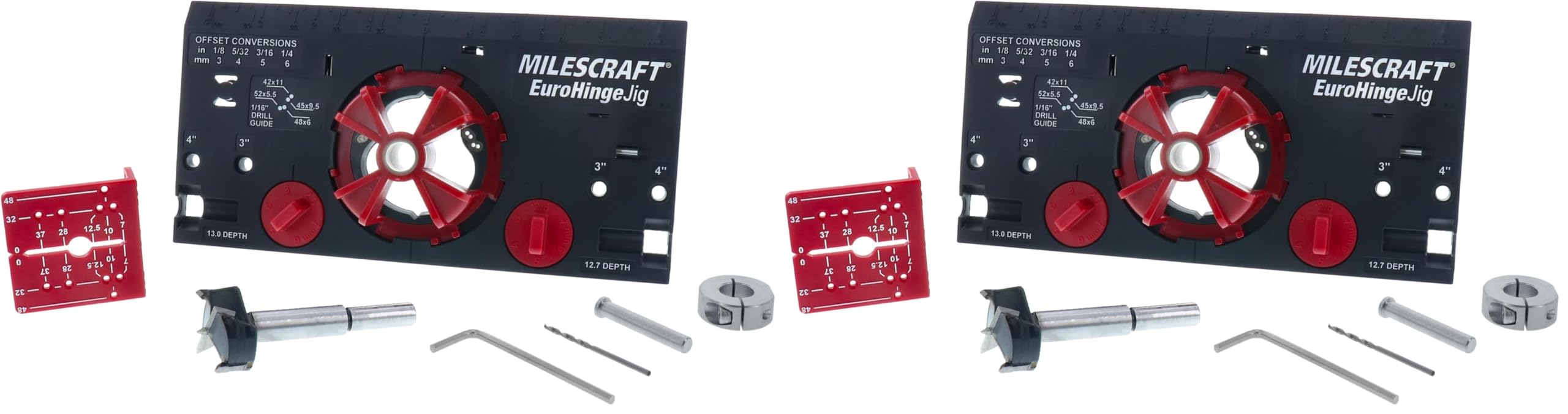 Guide de perçage en métal Milescraft avec mèche Forstner 35 mm pour pose charnière