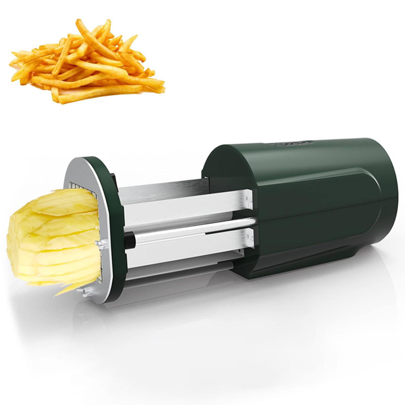 Coupe-frites électrique et coupe-légumes automatique en acier inoxydable