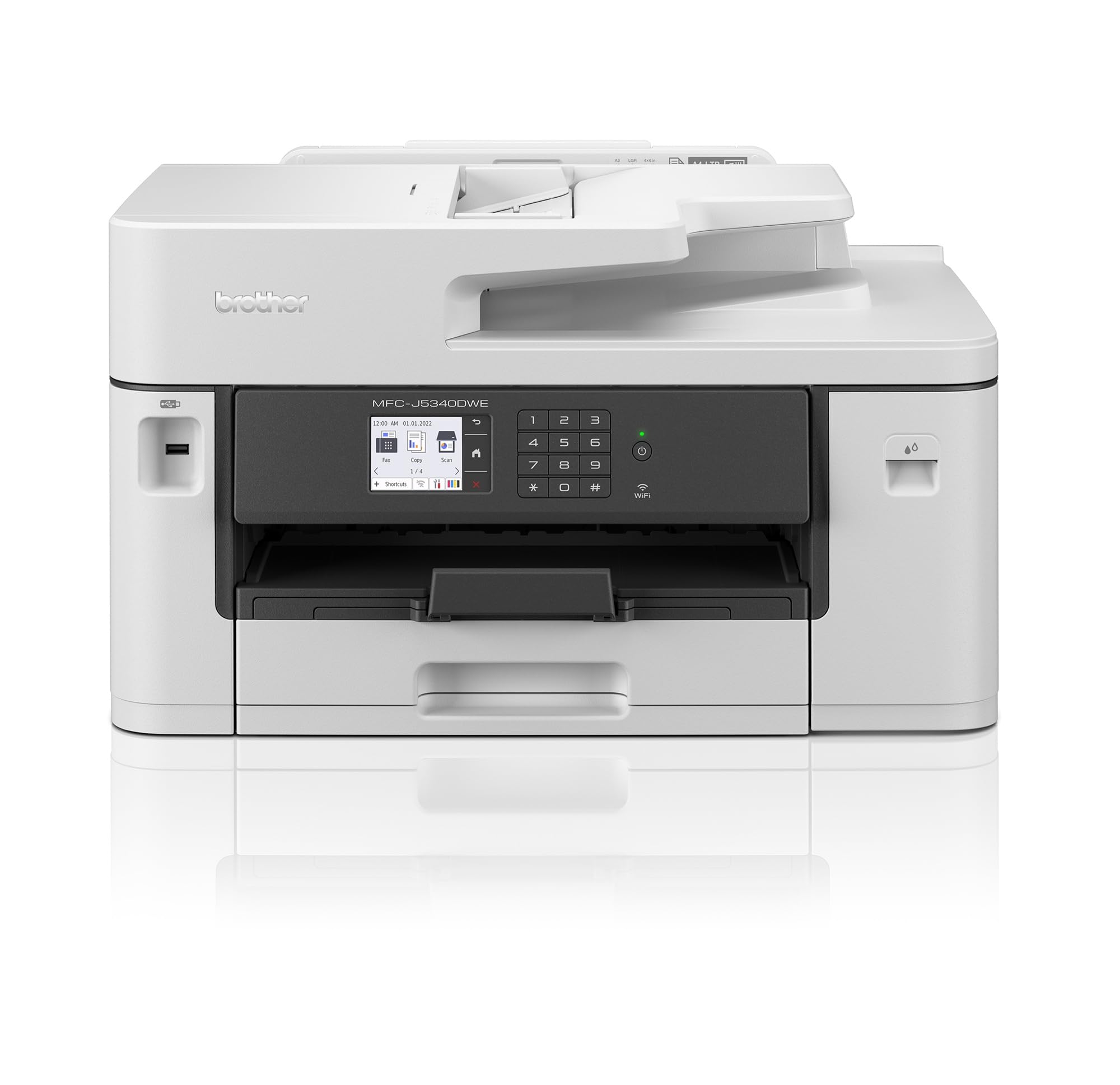 MFC-​J5340DWE - Imprimante jet d'encre couleur multifonction sans fil professionnelle A4/​A3 incluant un essai gratuit de 4 mois au forfait EcoPro