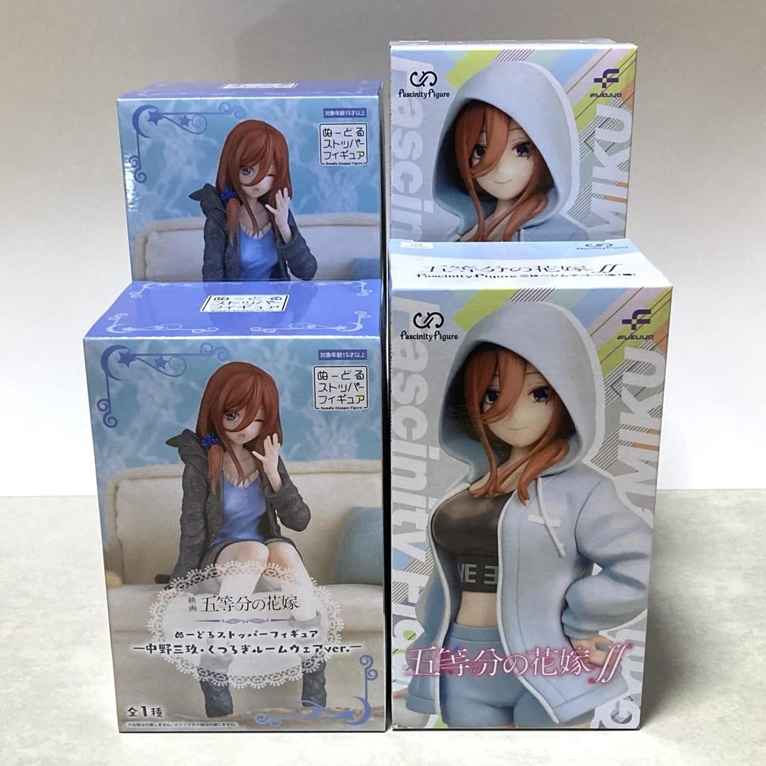 Amazon | 五等分の花嫁 中野三玖 プライズフィギュア4個セット 