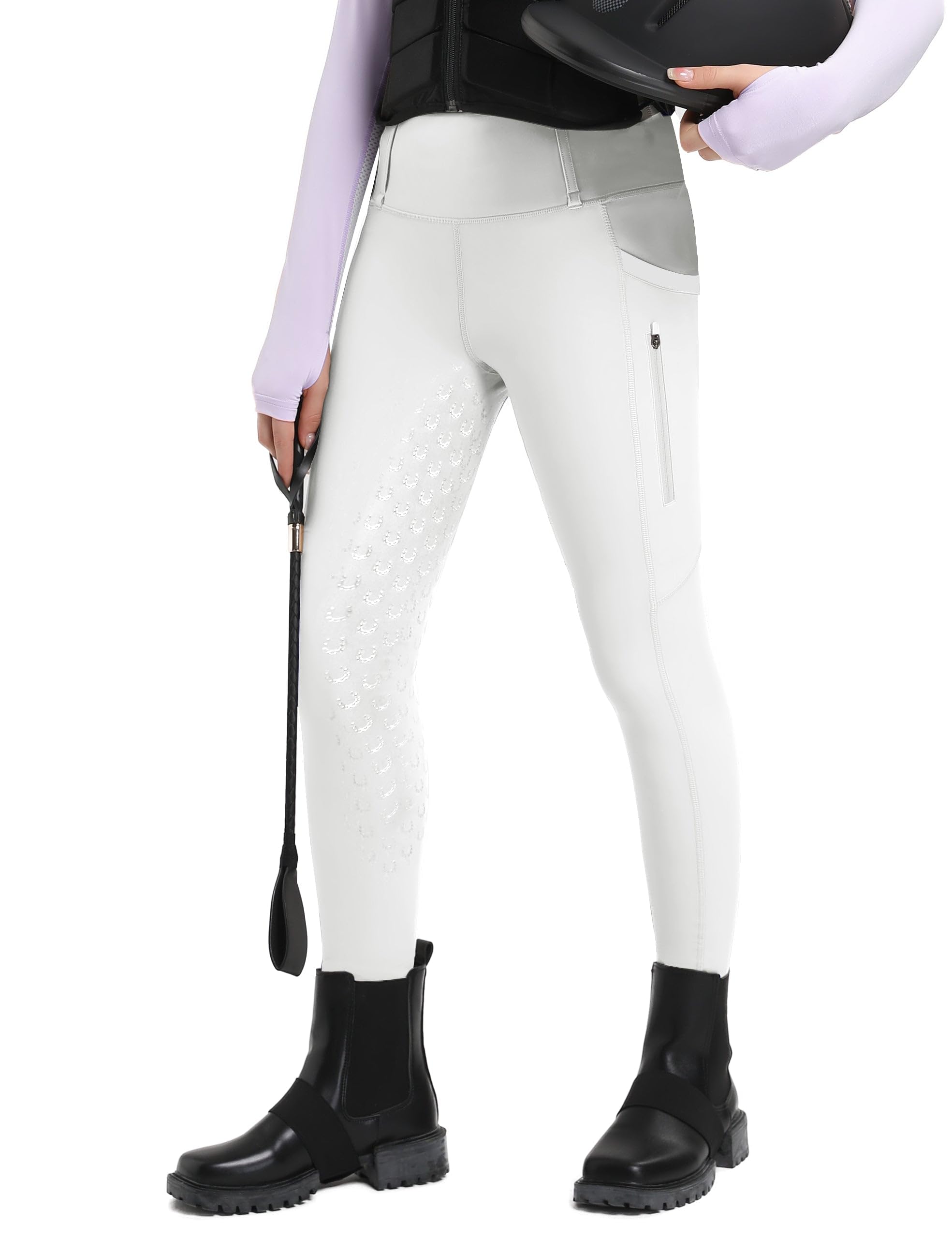 Culotte D'équitation FITST4 Pour Femme - Taille M - Beige - Pleine Assise - Occasion