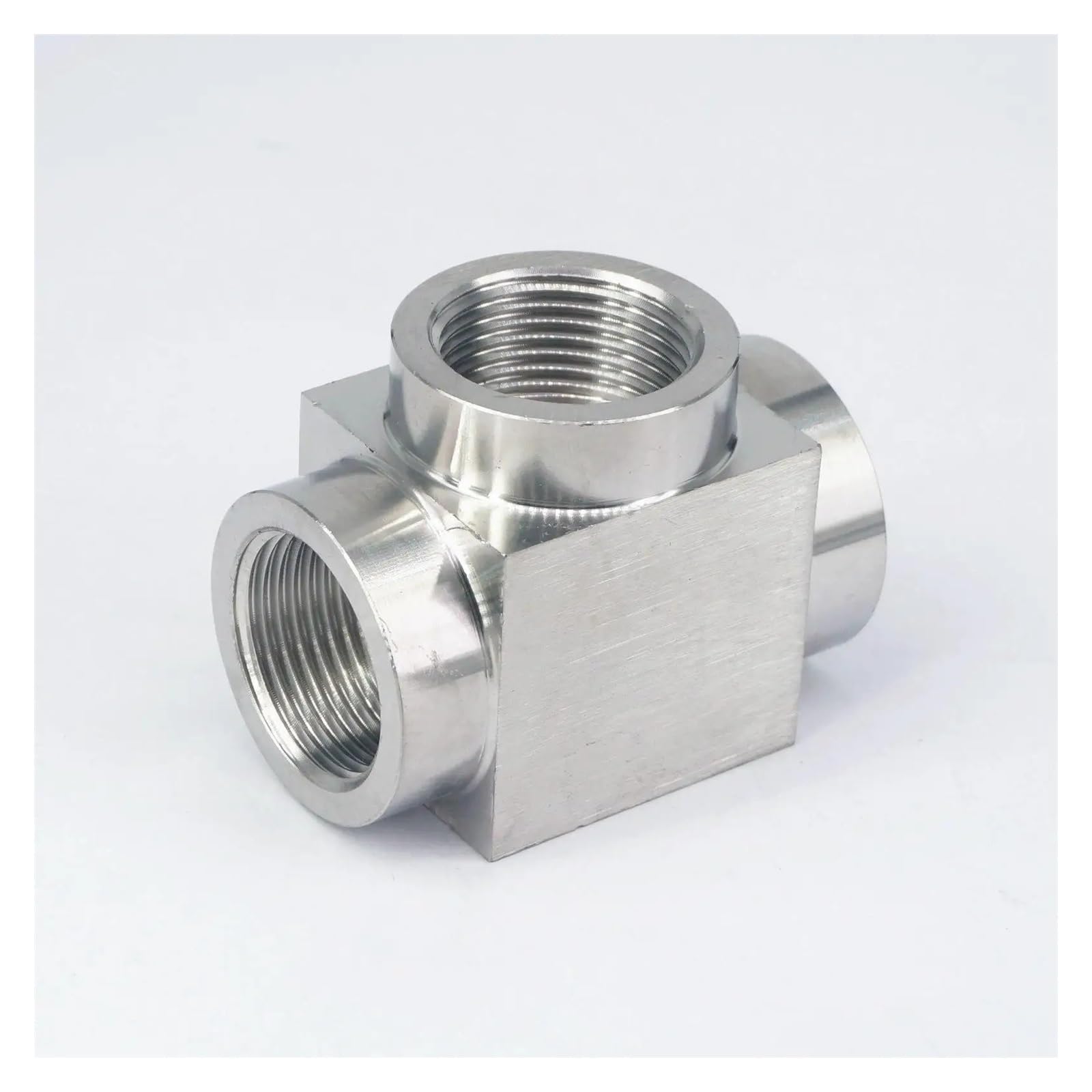 Equal 3/4" BSP Female Threaded tee 3 Way 304 Stainless Steel Pipe Fitting Connector Adapter MAX Pressure 2.5 Mpa