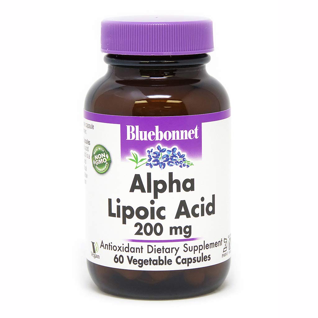 Bluebonnet Nutrition Blue Bonnet Alpha Lipoic Acid 200 mg Vegetable Capsules
