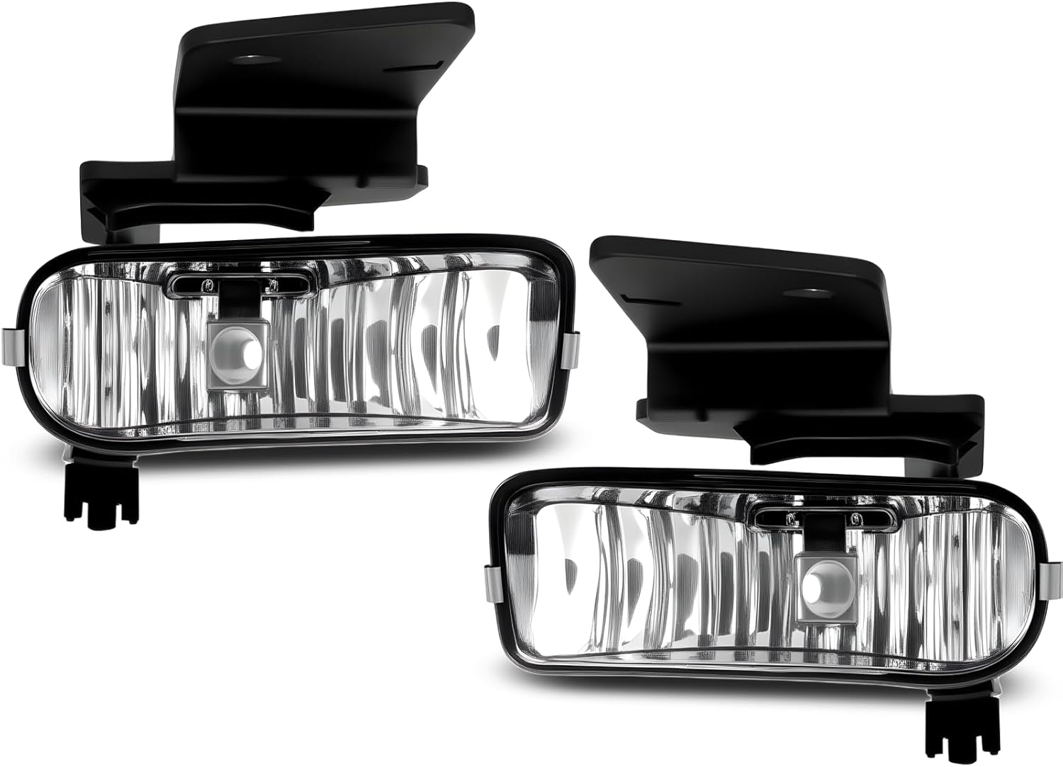 Shocklight Fog Lights Compatible with 1999-2002 Chevy Silverado 1500 2500, 2000-2001 Silverado 3500, 2000-2006 Suburban/Tahoe(Not for model with Z71), A Pair Of Fog Lamps(Left And Right)