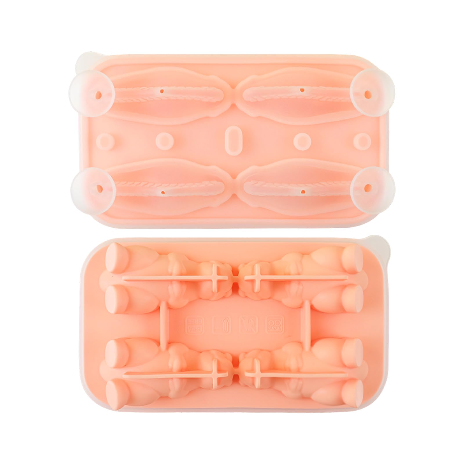Qisuw Creative Dinosaurs Ice Cubes Silicone Molds Fun Freezing Cubes Maker Great for Entertaining Guests and Baking Needs Dinosaurs Freezing Tray